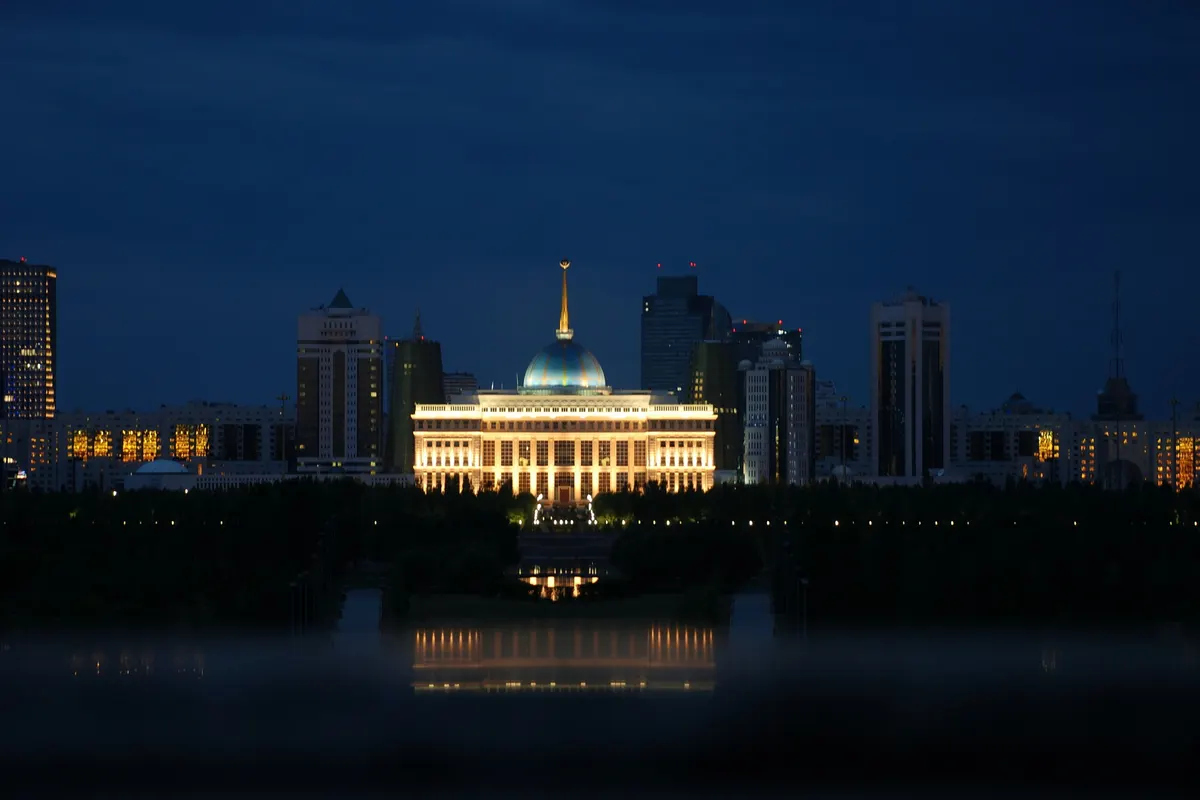 Skyline von Astana, Kasachstan